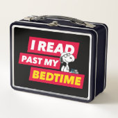 Lunch Box Snoopy "I Read Past My Bedtime" (Devant)