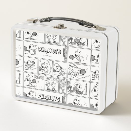 Lunch Box Snoopy Joue Au Tennis (Devant)