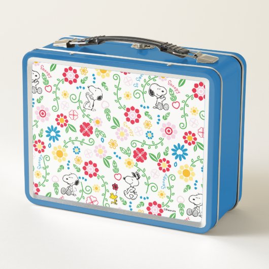 Lunch Box Snoopy So Sweet Flower Pattern (Dos)