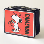 Lunch Box Snoopy Varsity Sports Baseball (Dos)
