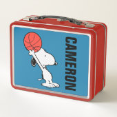 Lunch Box Snoopy Varsity Sports Basketball (Dos)