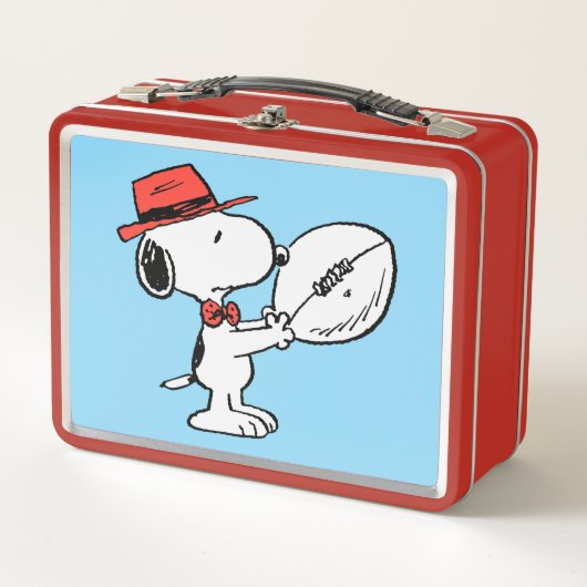 Lunch Box Snoopy Varsity Sports Football (Devant)