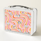 Lunch Box Snoopy & Woodstock Super Vibes Motif orange (Dos)