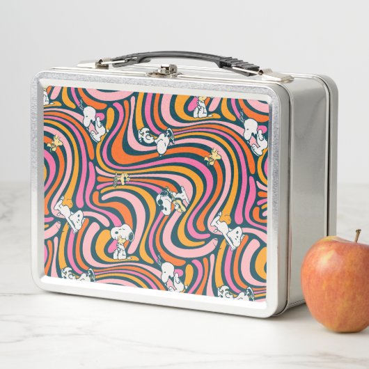 Lunch Box Snoopy & Woodstock Vibes Super Motif violet (En situation)