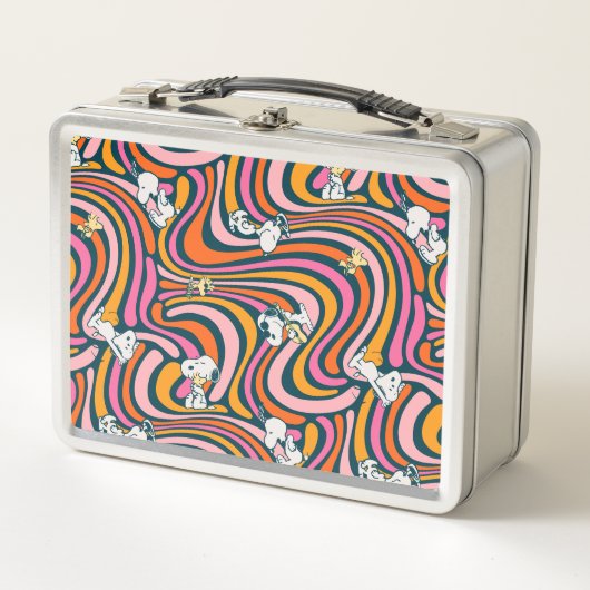 Lunch Box Snoopy & Woodstock Vibes Super Motif violet (Devant)