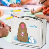 Lunch Box Snow Monkey Snowball Fighter boîte à lunch