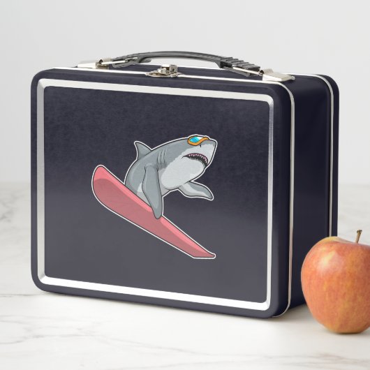 Lunch Box Snowboard requin (En situation)