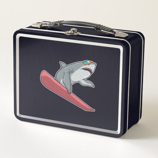 Lunch Box Snowboard requin (Devant)
