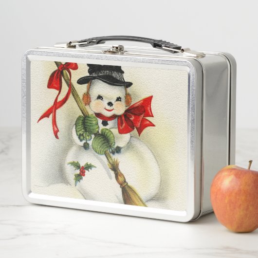 Lunch Box Snowman 001 (En situation)