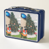 Lunch Box Snowman et sapin de Noël (Dos)
