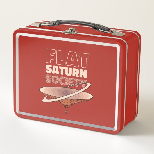 Lunch Box Société de Saturne Plat - Conception Scientifique (Devant)