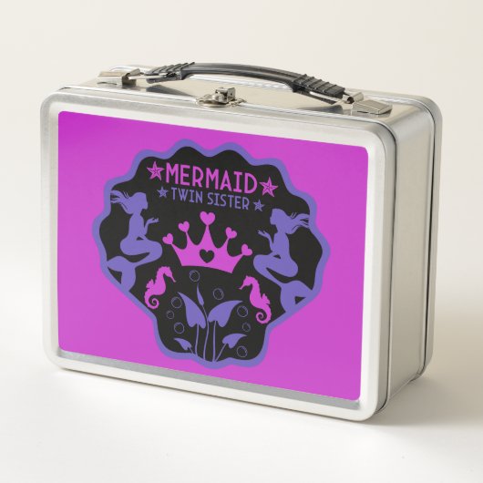 Lunch Box Soeurs jumelles Mermaid (Devant)