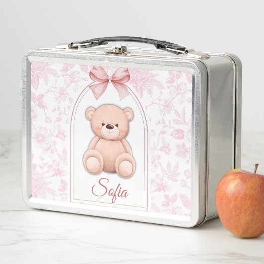 Lunch Box Sofia | Conception personnalisée d'ours en peluche (En situation)