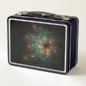 Lunch Box Soft and tenderness fractal fantasy flowers (Dos)