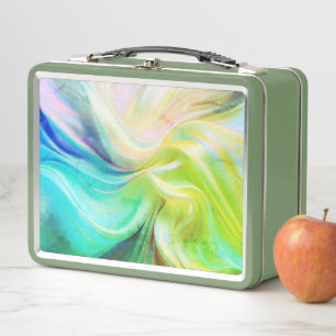 Lunch Box Soie pastel colorée