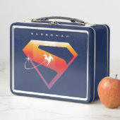 Lunch Box Soleil Tourner Superman Shield (En situation)