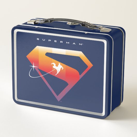 Lunch Box Soleil Tourner Superman Shield (Dos)