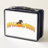Lunch Box Sorcière citrouille d'Halloween (Dos)
