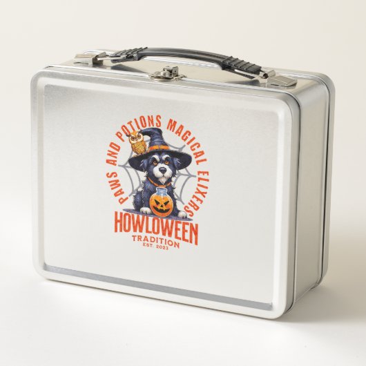 Lunch Box Sorcière de chien - Potions et pattes Élixeurs mag (Devant)