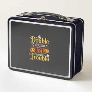 Lunch Box Sorcière Halloween Double Double Toil and Trouble
