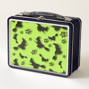 Lunch Box Sorcière volante parmi les étoiles à Halloween nui