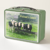 Lunch Box Souriez s'il vous plaît ! Vaches mignonnes (Devant)