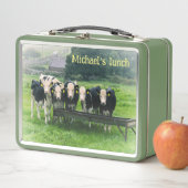 Lunch Box Souriez s'il vous plaît ! Vaches mignonnes (En situation)