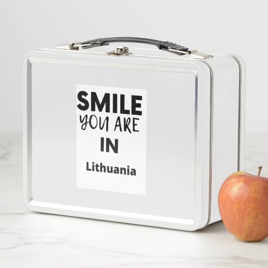 Lunch Box SOURIRE VOUS ÊTES EN Lituanie (En situation)