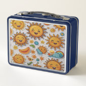Lunch Box Sourires de soleils, s'amusant, (Dos)