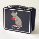 Lunch Box Souris à Boxing avec gants de Boxing (Dos)