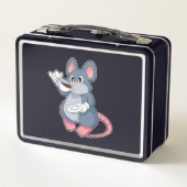 Lunch Box Souris avec Café Cup (Dos)