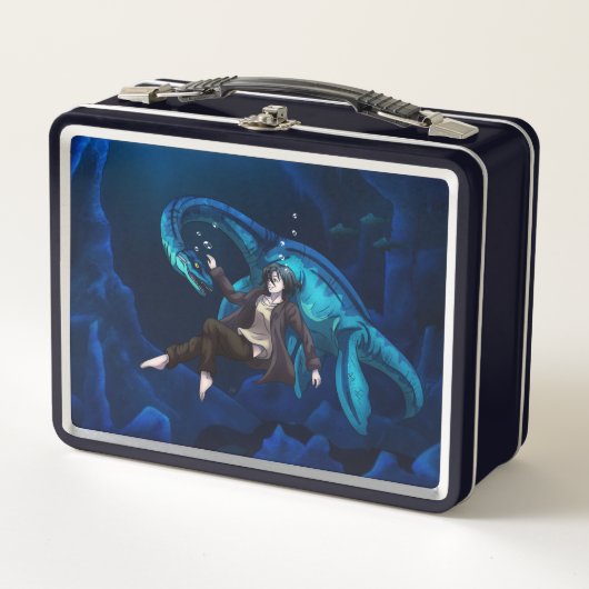 Lunch Box Sous l'eau avec Plesiosaurus (Devant)