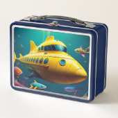 Lunch Box Sous-marin jaune (Devant)