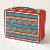 Lunch Box Southwest Style Geometric Cameron Gorge Design (Dos)
