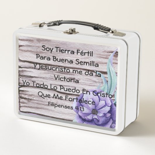 Lunch Box Soy Tierra Fértil Para Buena Semilla (Devant)