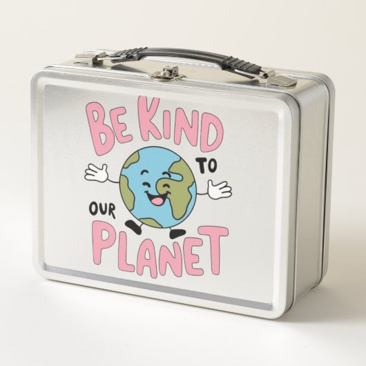 Lunch Box Soyez gentils avec notre planète 💚 (Devant)