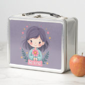 Lunch Box Soyez une fille mignonne avec l'art positif Fleur (En situation)