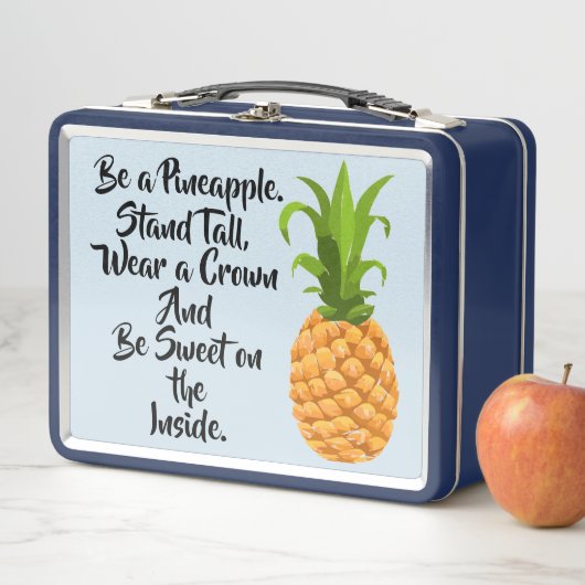 Lunch Box Soyez une gamelle d'ananas (En situation)
