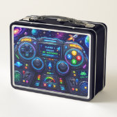 Lunch Box Space Game Controller Galaxy Control Panel  (Dos)