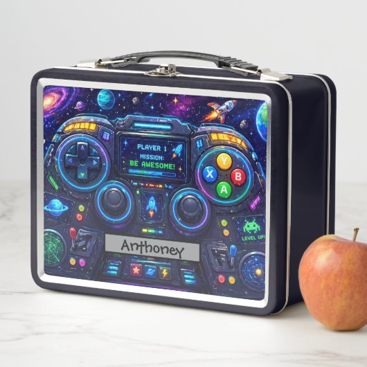 Lunch Box Space Game Controller Galaxy Control Panel  (En situation)