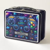 Lunch Box Space Game Controller Galaxy Control Panel  (Devant)