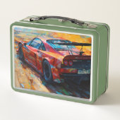 Lunch Box Speed Unleashed : Impression d'art Supercar Abstra (Dos)
