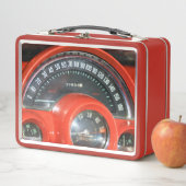 Lunch Box Speedometer de voiture de sport classique 1958 (En situation)