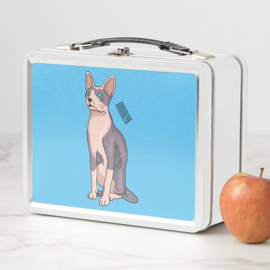 Lunch Box Sphynx cat (En situation)