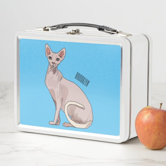 Lunch Box Sphynx cat (En situation)