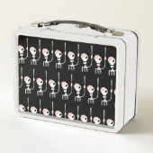 Lunch Box Squelette d'Halloween avec épée (Dos)