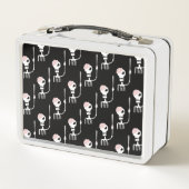 Lunch Box Squelette d'Halloween avec une épée (Dos)