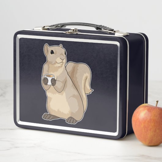 Lunch Box Squirl Coffee Cup (En situation)