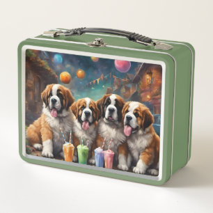 Lunch Box St Bernard Puppies et Milkshakes