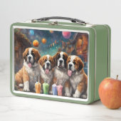 Lunch Box St Bernard Puppies et Milkshakes (En situation)